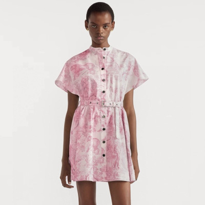 디올 여성 디올리비에라 쇼트 셔츠 드레스 - Dior Womens Dioriviera short shirt dress - dic7603x
