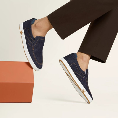 에르메스 남/녀 키디 슬립온 스니커즈 - Hermes Unisex Kiddy Slip-on Sneakers - hes6285x