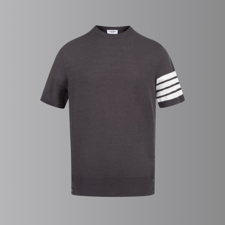 톰브라운 남성 라운드 반팔티 - Thom Browne Mens Round Tshirts - thc7632x