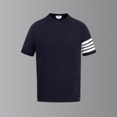 톰브라운 남성 라운드 반팔티 - Thom Browne Mens Round Tshirts - thc7634x