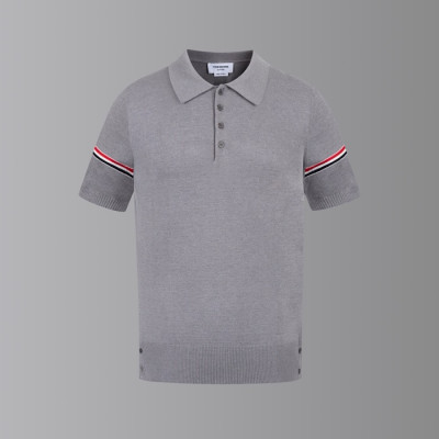 톰브라운 남성 폴로 반팔티 - Thom Browne Mens Polo Tshirt - thc7638x