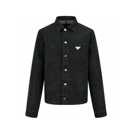 프라다 남성 데님 재킷 - Prada Mens Denim Jacket - prc7672x