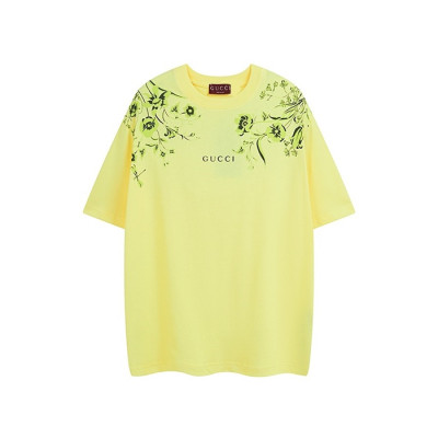 구찌 남성 라운드 반팔티 - Gucci Mens Round Tshirt - guc7683x