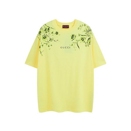 구찌 남성 라운드 반팔티 - Gucci Mens Round Tshirt - guc7683x