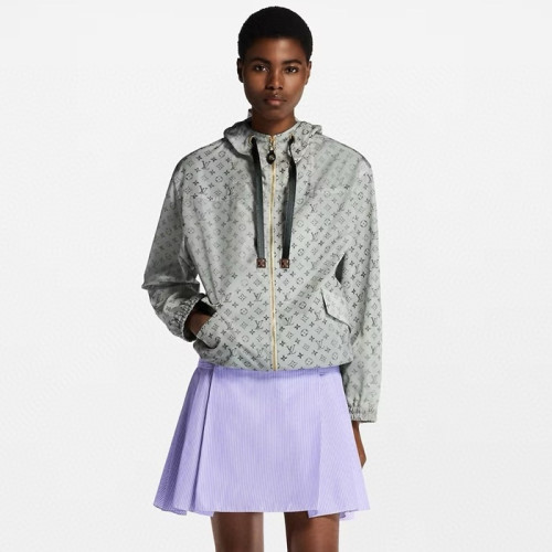 루이비통 여성 모노그램 후디드 파카 - Louis vuitton Womens Monogram Hooded Parka - lvc7704x