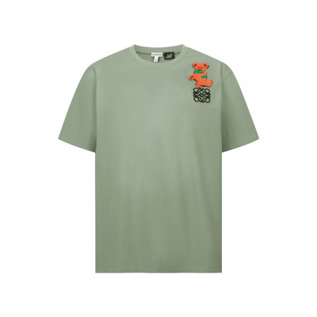 로에베 남성 라운드 반팔티 - Loewe Mens Round Tshirt - loc7720x