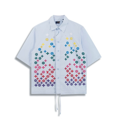 루이비통 남성 반팔 셔츠 - Louis vuitton Mens Polo Shirts - lvc7728x
