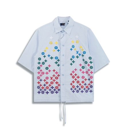 루이비통 남성 반팔 셔츠 - Louis vuitton Mens Polo Shirts - lvc7728x