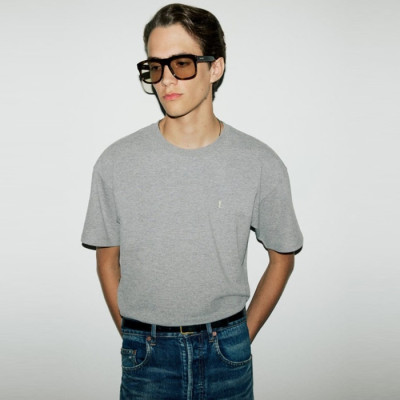 입생로랑 남성 라운드 반팔티 - Saint laurent Mens Round Tshirt - ysc7731x