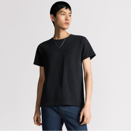 디올 남성 라운드 반팔 티셔츠 - Dior Mens Round Tshirt - dic7733x
