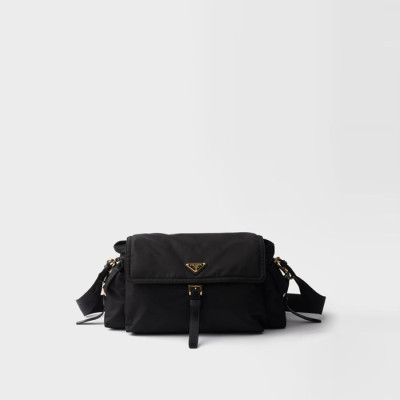 프라다 남성 미디엄 리나일론 숄더백 1BD394 - Prada Mens Medium Re-Nylon Shoulder Bag - prb7725x