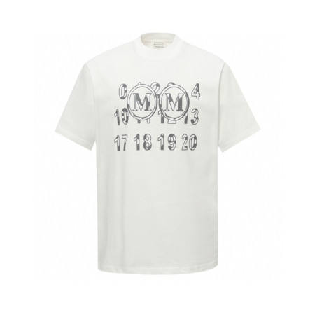 메종 마르지엘라 남성 라운드 반팔 티셔츠 - Maison Margiela Mens Round Tshirt - mac7753x