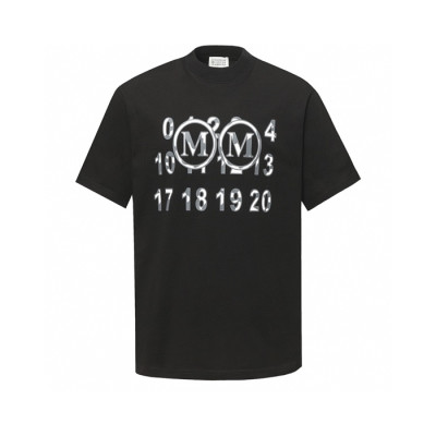 메종 마르지엘라 남성 라운드 반팔 티셔츠 - Maison Margiela Mens Round Tshirt - mac7754x