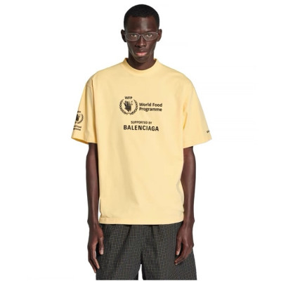 발렌시아가 남성 라운드 반팔 티셔츠 - Balenciaga Mens Round Tshirt - bac7755x