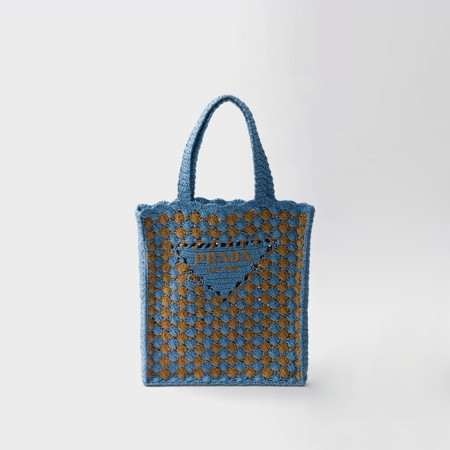 프라다 여성 크로셰 토트백 1BG393 - Prada Womens Crochet Tote Bag - prb7730x