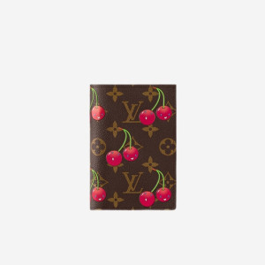 루이비통 여성  LV x TM 체리 패스포트 커버 M13424 - Louis vuitton Womens LV x TM Cherry Passport Cover - lvw353x