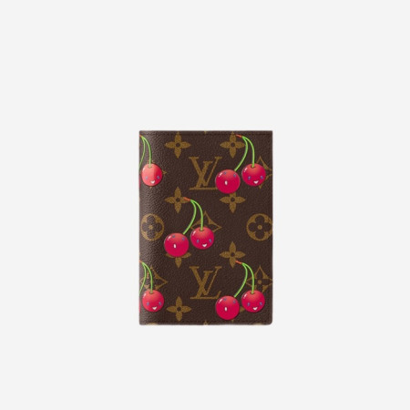 루이비통 여성  LV x TM 체리 패스포트 커버 M13424 - Louis vuitton Womens LV x TM Cherry Passport Cover - lvw353x