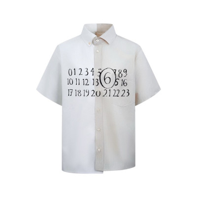 메종 마르지엘라 남성 반팔 셔츠 - Maison margiela Mens Basic Shirt - mac7761x