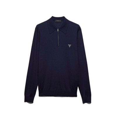프라다 남성 폴로 스웨터 - Prada Mens Polo Sweater - prc7763x