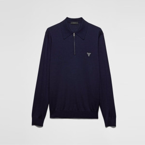 프라다 남성 폴로 스웨터 - Prada Mens Polo Sweater - prc7763x