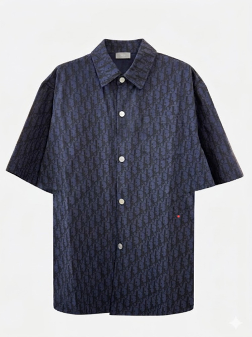 디올 남성 오블리크 반팔 셔츠 - Dior Mens Oblique Shirts - dic7766x