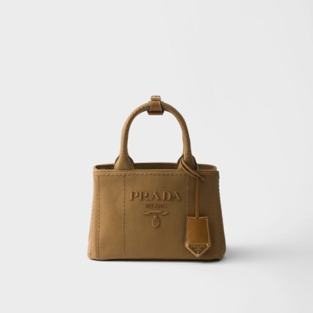프라다 여성 리넨 혼방 미니 핸드백 1BA038 - Prada Womens Linen Blend Mini Handbag - prb7734x