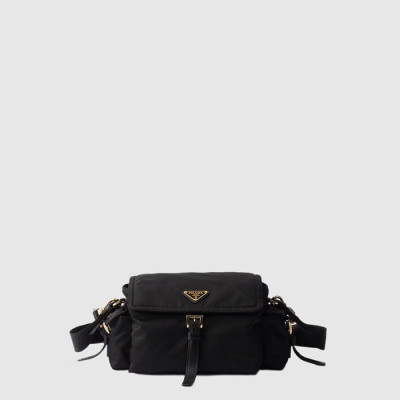 프라다 남성 미디엄 리나일론 숄더백 1BD394 - Prada Mens Medium Re-Nylon Shoulder Bag - prb7735x
