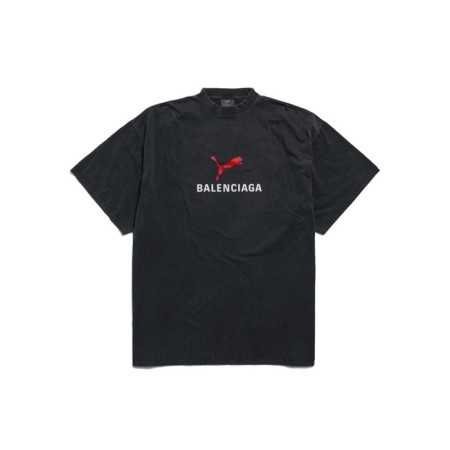 발렌시아가 남성 라운드 반팔 티셔츠 - Balenciaga Mens Round Tshirt - bac7794x