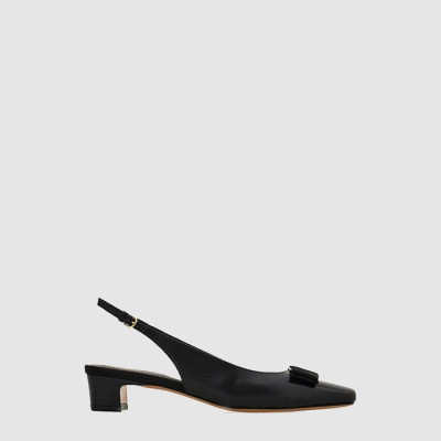 페라가모 여성 아이코닉 보우 슬링백 - Salvatore Ferragamo Womens Iconic Bow Slingback - fes6365x