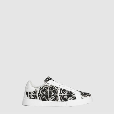 돌체앤가바나 남/녀 포르토피노 라이트 스트로벨 스니커즈 - Dolc&Gabbana Unisex Portofino Light Strobel Sneakers - dol6381x