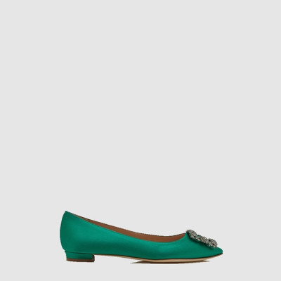 마놀로 블라닉 여성 항기시 플랫 - Manolo Blahnik Womens Hangisi Flat Shoes - mas6534x