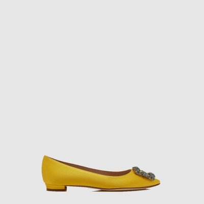 마놀로 블라닉 여성 항기시 플랫 - Manolo Blahnik Womens Hangisi Flat Shoes - mas6539x