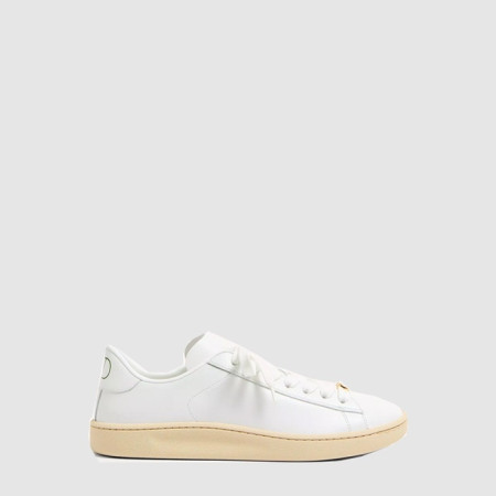 발렌티노 남/녀 로이코 나파 카프스킨 스니커즈 - Valentino Unisex Royco Nappa Calfskin Sneakers - vas6543x