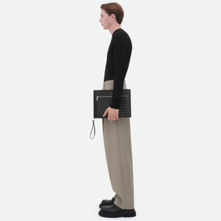 보테가베네타 남성 스트랩 인트레치아토 도큐먼트 케이스 - Bottega Veneta MensIntrecciato document case with wrist strap - bvb7745x