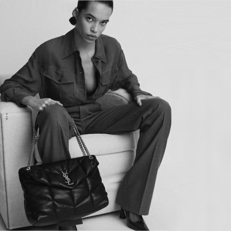 입생로랑 여성 루루 푸퍼 퀄팅 미디엄 체인백 - Saint Laurent Womens Loulou Puffer Bag - ysb7756x