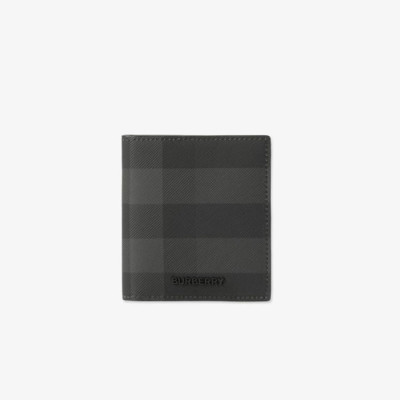 버버리 남성 체크 폴딩 카드 케이스 - Burberry Mens Check Folding Card Case - buw355x