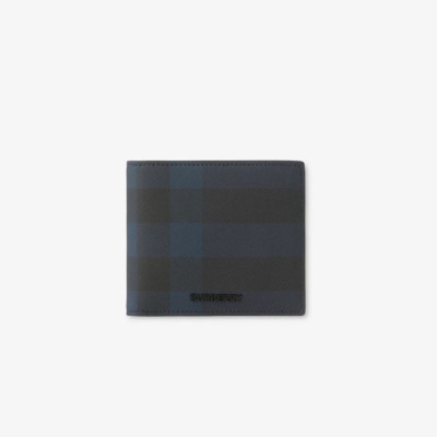 버버리 남성 체크 바이폴드 지갑 - Burberry Mens Check Bifold Wallet - buw356x