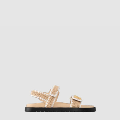 루이비통 여성 선셋 플랫 컴포트 샌들 - Louis vuitton Womens Sunset Flat Comfort Sandals - lvs6553x