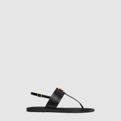 셀린느 여성 림피아 트리옹프 통 - Celine Womens Lymphia Triomphe Thong - ces6561x
