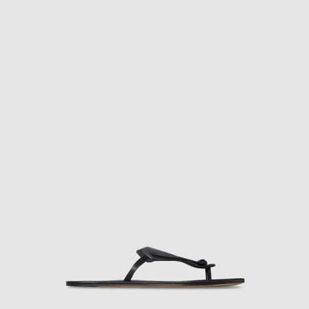 로로피아나 여성 Helena 가죽 플립플랍 - Loro Piana Womens Helena Leather Flip Flop - los6569x