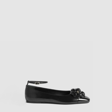샤넬 여성 까멜리아 플랫 슈즈 - Chanel Womens Camellia Flat Shoes - chs6576x