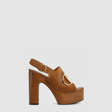구찌 여성 홀스빗 플랫폼 샌들 - Gucci Womens Horsebit Platform Sandals - gus6578x