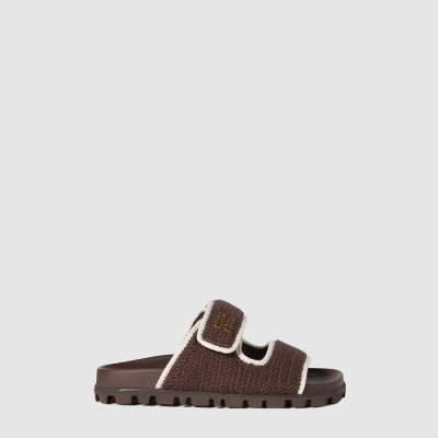 미우미우 여성 크로셰 니트 슬라이드 - Miumiu Womens Crochet Knit Slide - mis6644x