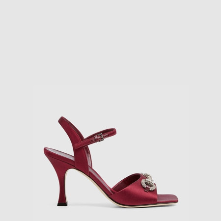 구찌 여성 크리스탈 홀스빗 샌들 - Gucci Womens Crystal Horsebit Sandals - gus6730x