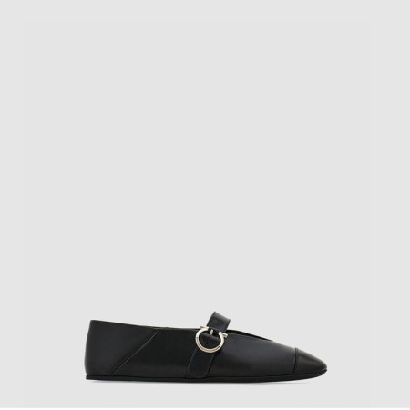 페라가모 여성 간치니 발레 플랫 - Salvatore Ferragamo Womens Gancini Ballet Flat - fes6755x