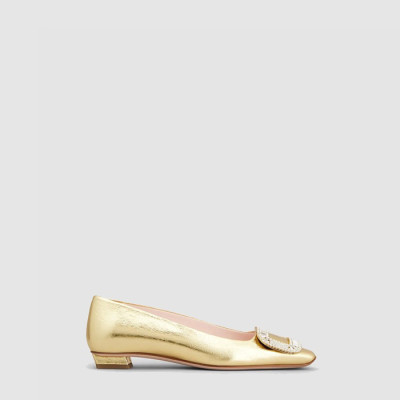 로저비비에 여성 벨 비비에 발레리나 플랫 - Roger Vivier Womens Belle Vivier Ballerina Flat - ros6766x