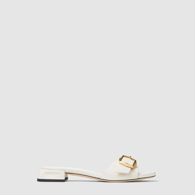 지미추 여성 호크 뮬 플랫 - Jimmy Choo Womens Hawk Mule Flat - jis6847x