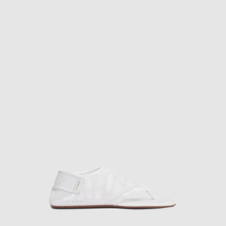 알라이아 여성 피시넷 통 샌들 - Alaia Womens Fishnet thong sandals- als6946x