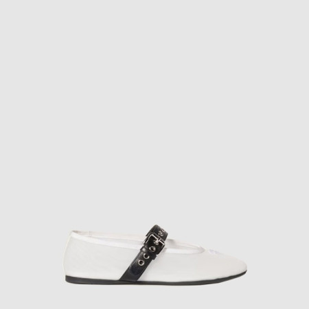 미우미우 여성 메쉬 발레리나 - Miumiu Womens Mesh Ballerina - mis6948x