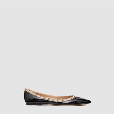 발렌티노 여성 락스터드 발레리나 - Valentino Womens Rockstud Ballerina - vas6966x